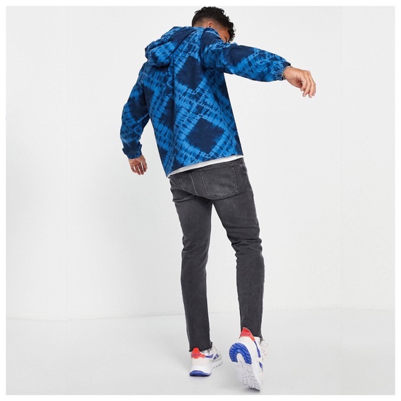 Original Penguin tie dye French terry pullover sweater jacket - Picture 4 of 6